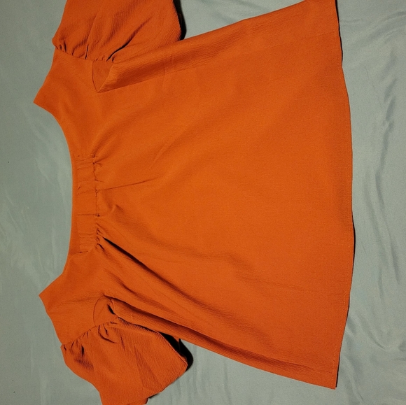 Orange blouse - Picture 2 of 3